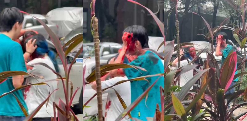 广东岭南新世界 男子无差别随机砍人 血流成河后跳楼自杀 现场完整版视频曝光！-51吃瓜网